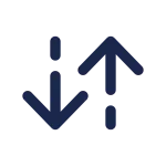 Sort Vertical SVG Icon